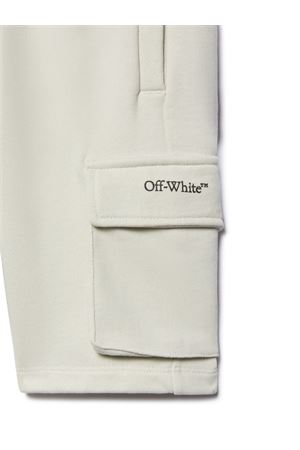 Pantaloncini Bookish OFF WHITE KIDS | OBCI005S25FLE0010510